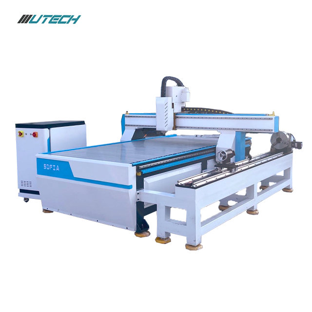 4 Axis Atc Cnc Router For Furniture Wood Making With Rotary