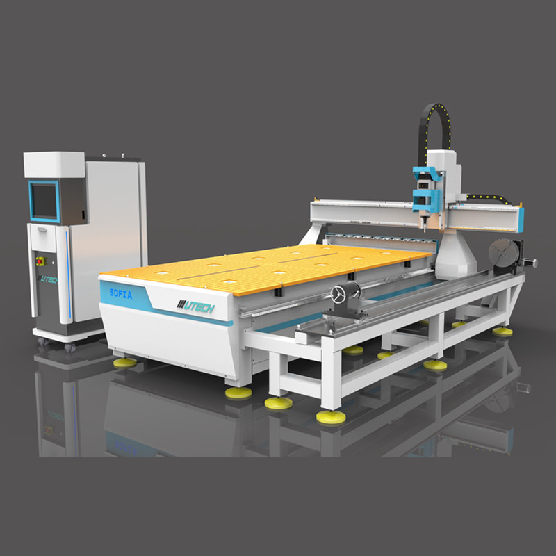 4 Axis Atc Cnc Wood Router for Wooden Door Making
