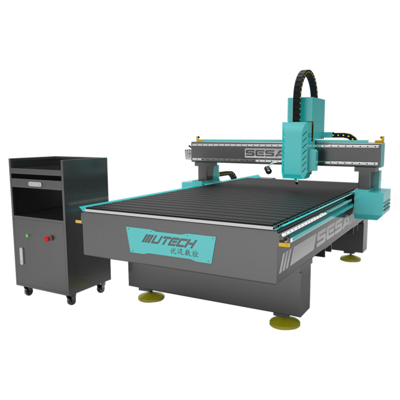 CNC Router With Oscillating Knife And CCD Camera For Foamcore Edge Contour Cutting Machine