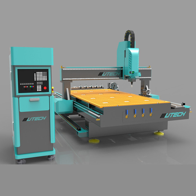 EPS CNC 2000*4000mm Large Size CNC Router 4 Axis CNC Foam Cutter With Rotary