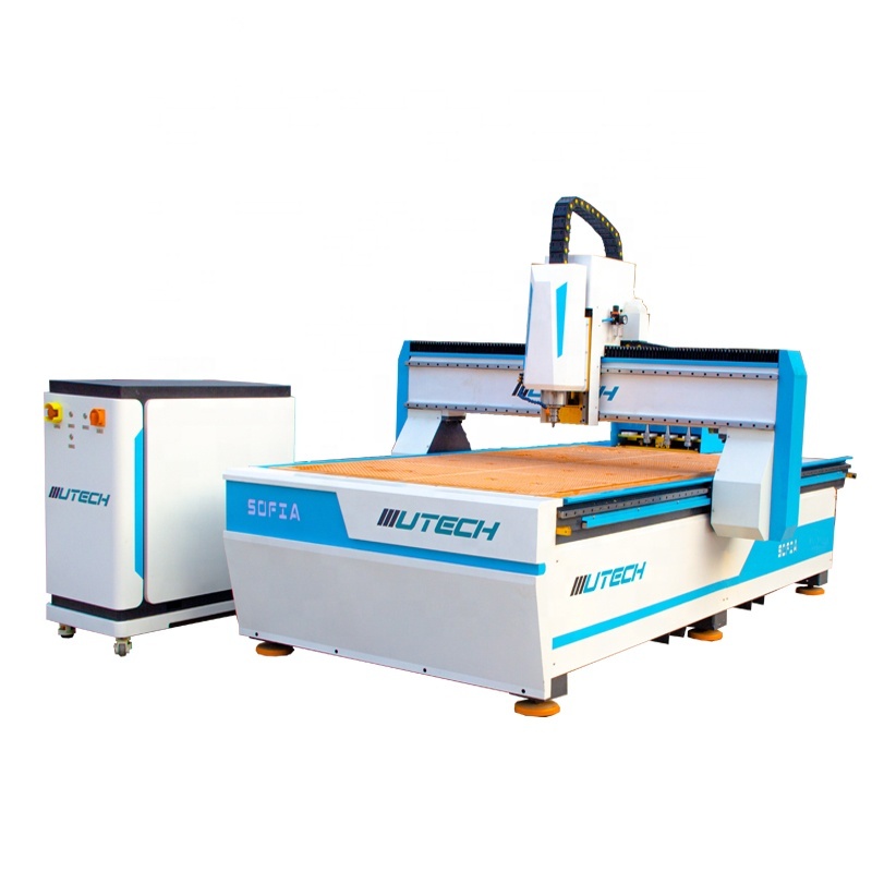 1325 Single Spindle Cnc Router Wood Carving Machine with 4pcs Linear Tool Changer for Furniture Making